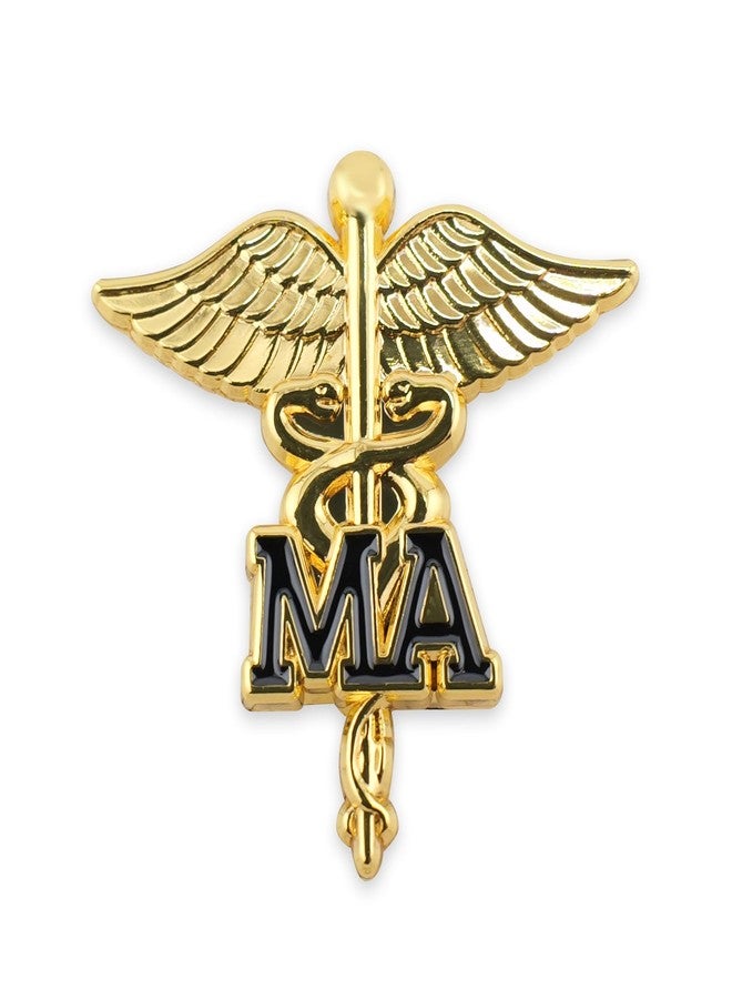 PinMaze MA Nurse Lapel Pin - Medical Assistant Nursing Brooch Clip Badge - Image 1